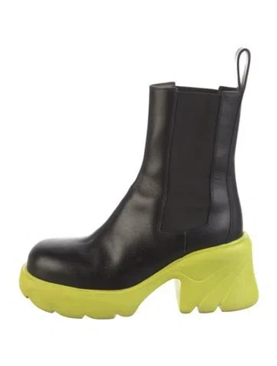 Pre-owned Bottega Veneta Leather Chelsea Boots In Multi