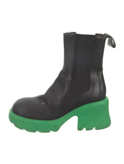 Pre-owned Bottega Veneta Leather Chelsea Boots In Multi