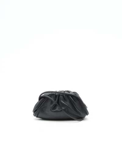 Bottega Veneta Leather Coin Purse In Black