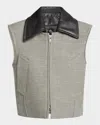 Bottega Veneta Weste Aus Einer Baumwollmischung In Baltic
