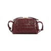 Bottega Veneta Leather Concert Bag Women In Red