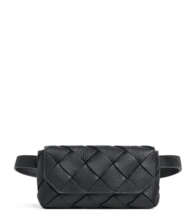 BOTTEGA VENETA LEATHER DIAGO BELT BAG