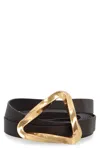 Bottega Veneta Leather Double Strap Belt