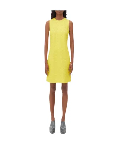 BOTTEGA VENETA BOTTEGA VENETA INTRECCIATO WEAVE DETAIL SLEEVELESS DRESS