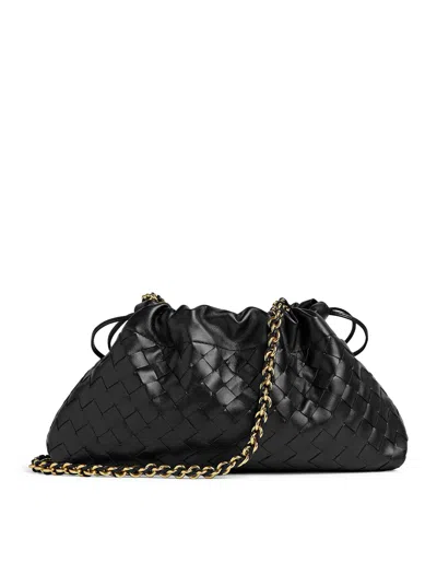 Bottega Veneta Leather Dustbag In Black