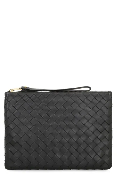 Bottega Veneta Leather Flat Pouch