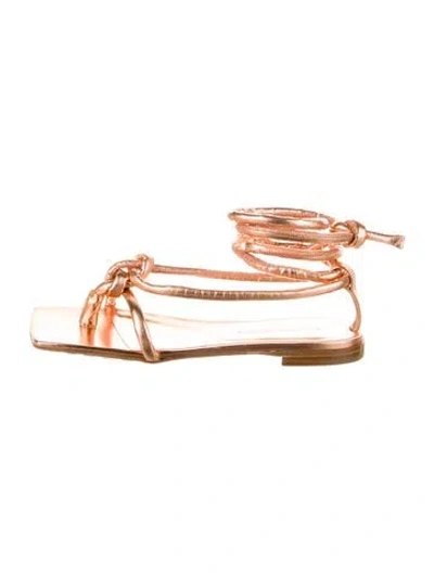 Pre-owned Bottega Veneta Leather Gladiator Sandals