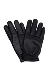 Bottega Veneta Leather Gloves In Black