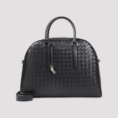Bottega Veneta Leather Handbag In Black