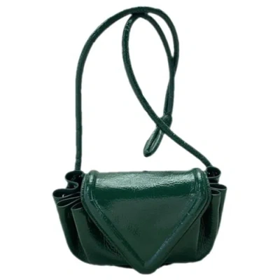 Pre-owned Bottega Veneta Leather Handbag In Green