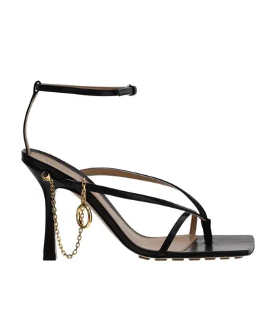 BOTTEGA VENETA LEATHER HIGH-HEELED SANDALS