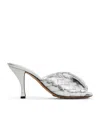 Bottega Veneta Blink Mules In Grey