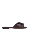 Bottega Veneta Blink Flat Mule In Red
