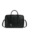 Bottega Veneta Leather Intrecciato Briefcase In Black
