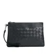 Bottega Veneta Leather Intrecciato Prism Pouch