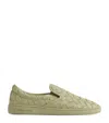 Bottega Veneta Sawyer Intrecciato Leather Sneakers In Green