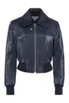 Bottega Veneta Zip-up Leather Bomber Jacket