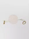 Bottega Veneta Leather Keyring With Woven Intrecciato Motif