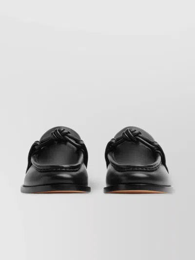 Bottega Veneta Leather Knot Detail Loafers