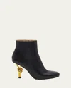 Bottega Veneta Knot Ankle Boot In Black