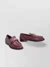 Bottega Veneta Barolo Brown Leather Astair Metallic Knot Loafer In Brown