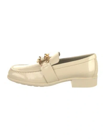 Pre-owned Bottega Veneta Leather Loafers In Neutral