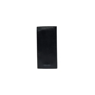 Pre-owned Bottega Veneta Leather Long Wallet 'black' | Women's Size Onesize