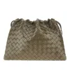 Bottega Veneta Leather Medium 'dustbag' Bag In Green