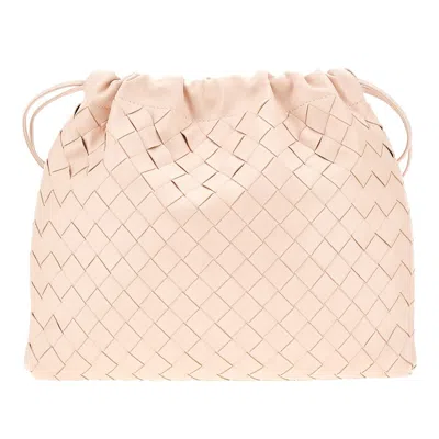 Bottega Veneta Leather Medium 'dustbag' Bag In Pink