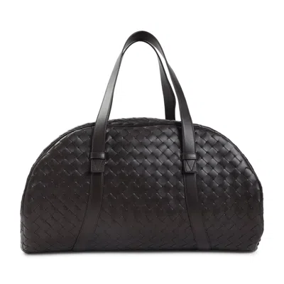 Bottega Veneta Leather Medium Tote In Black