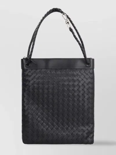 Bottega Veneta Leather Messenger Bag Andiamo