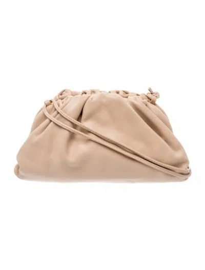 Pre-owned Bottega Veneta Leather Mini Pouch In Brown