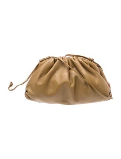 Pre-owned Bottega Veneta Leather Mini Pouch Mini In Brown