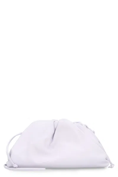 Bottega Veneta Leather Mini Pouch In Purple