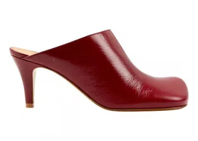 Pre-owned Bottega Veneta Leather Mule (women's) Sneakers In Red