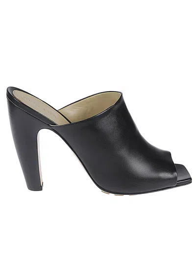 Bottega Veneta Leather Mules In Black