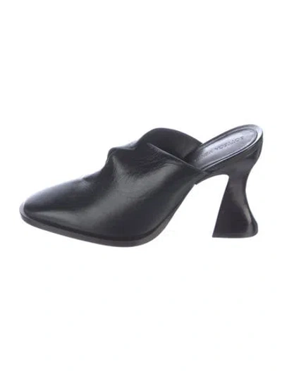 Pre-owned Bottega Veneta Leather Mules In Blue