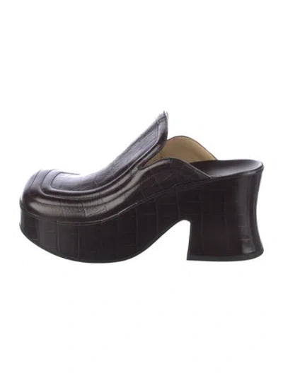 Pre-owned Bottega Veneta Leather Mules In Multi