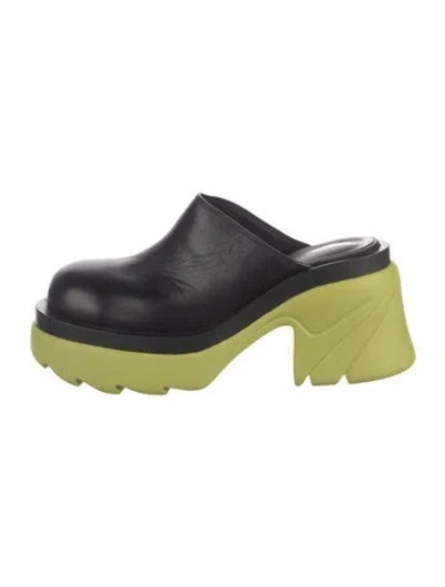 Pre-owned Bottega Veneta Leather Mules In Multi