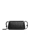 Bottega Veneta Leather Notturno Pouch In Gold