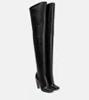 Bottega Veneta Leather Over-the-knee Boots In Black