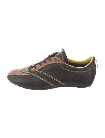 Pre-owned Bottega Veneta Leather Oxfords In Brown