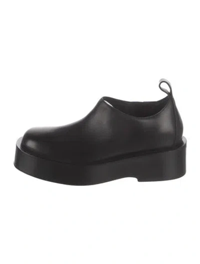 Pre-owned Bottega Veneta Leather Oxfords W/ Tags In Black