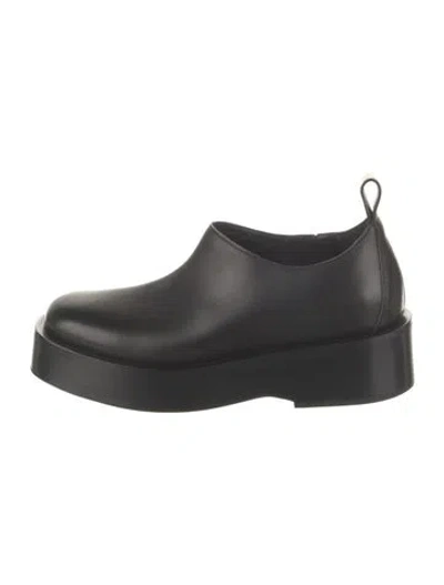 Pre-owned Bottega Veneta Leather Oxfords W/ Tags In Black