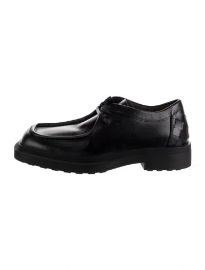 Pre-owned Bottega Veneta Leather Oxfords W/ Tags In Black