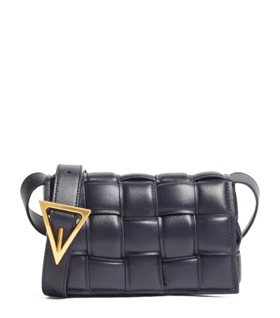 Bottega Veneta Leather Padded Cassette Cross-body Bag In Black