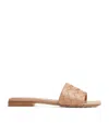 Bottega Veneta Leather Parco Sandals In Brown