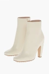 Bottega Veneta Leather Pompei Booties With Inner Zip 11cm