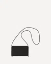 Bottega Veneta Leather Pouch Bag In Black