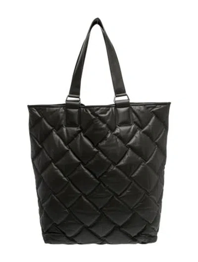 Pre-owned Bottega Veneta Leather Puffy In Black